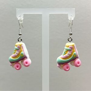Novelty Earrings Roller Skate Ear-wire Earrings Handmade
